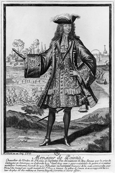 Jean Bernard Desjean (1645-1711) Baron de Pointis von Henri Bonnart